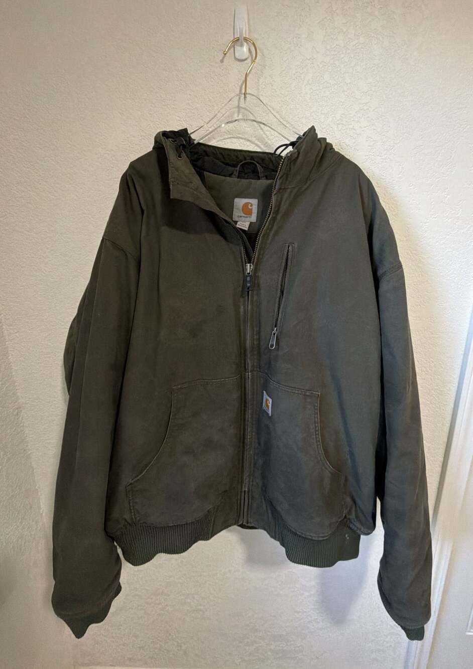 Carhartt Quick Duck Woodward Active Jac Size 2XL Green